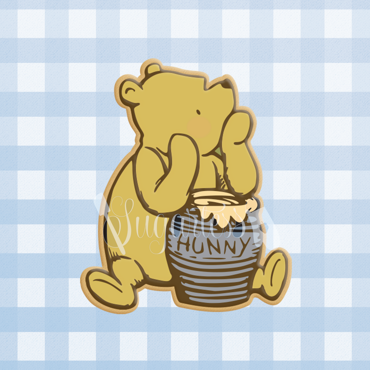 Classic Winnie The Pooh Bear with Honey Pot #1 Cookie Cutter Shopify –  Sugartess Cutters