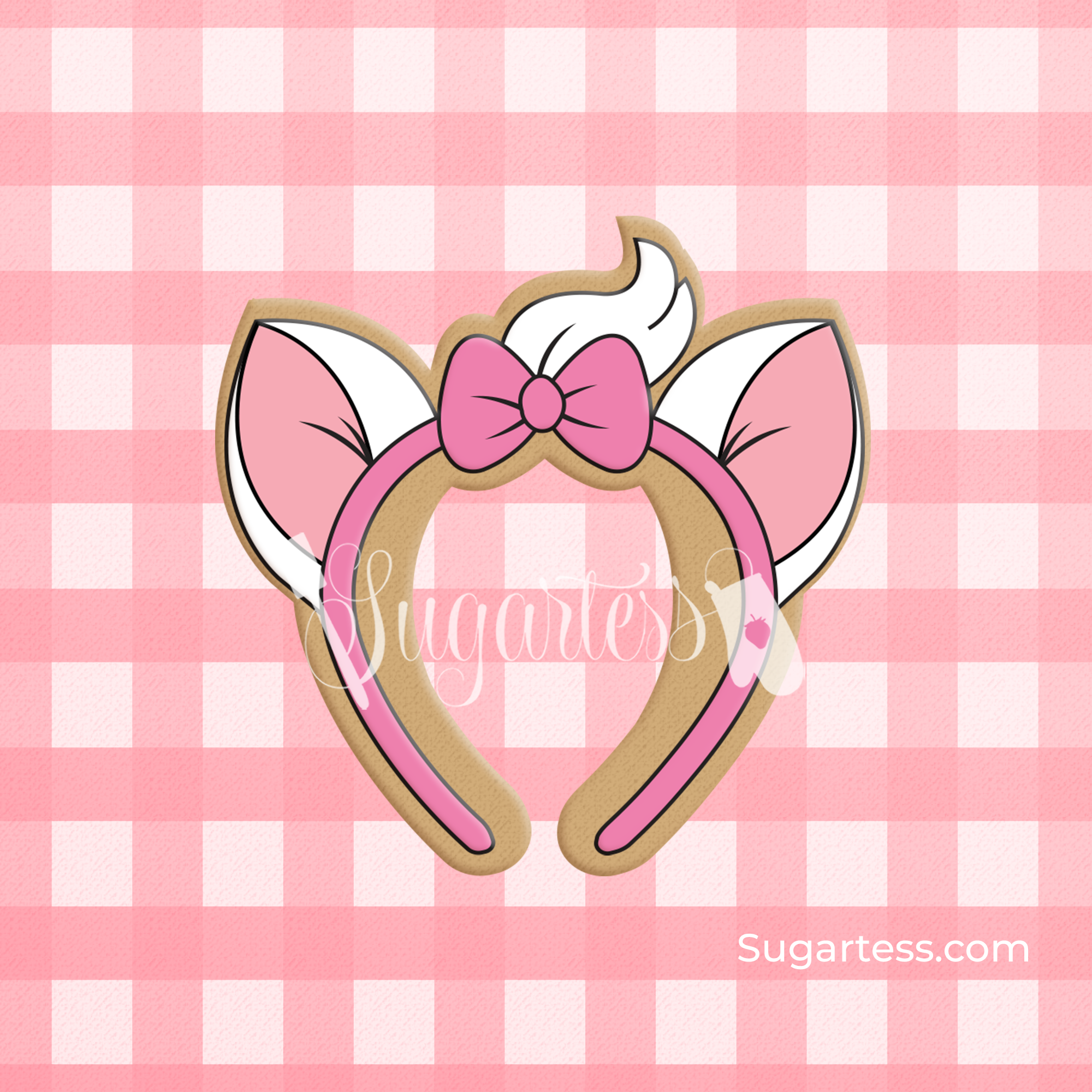 Marie Aristocats Kitty Ears Headband Cookie Cutter Shopify – Sugartess  Cutters