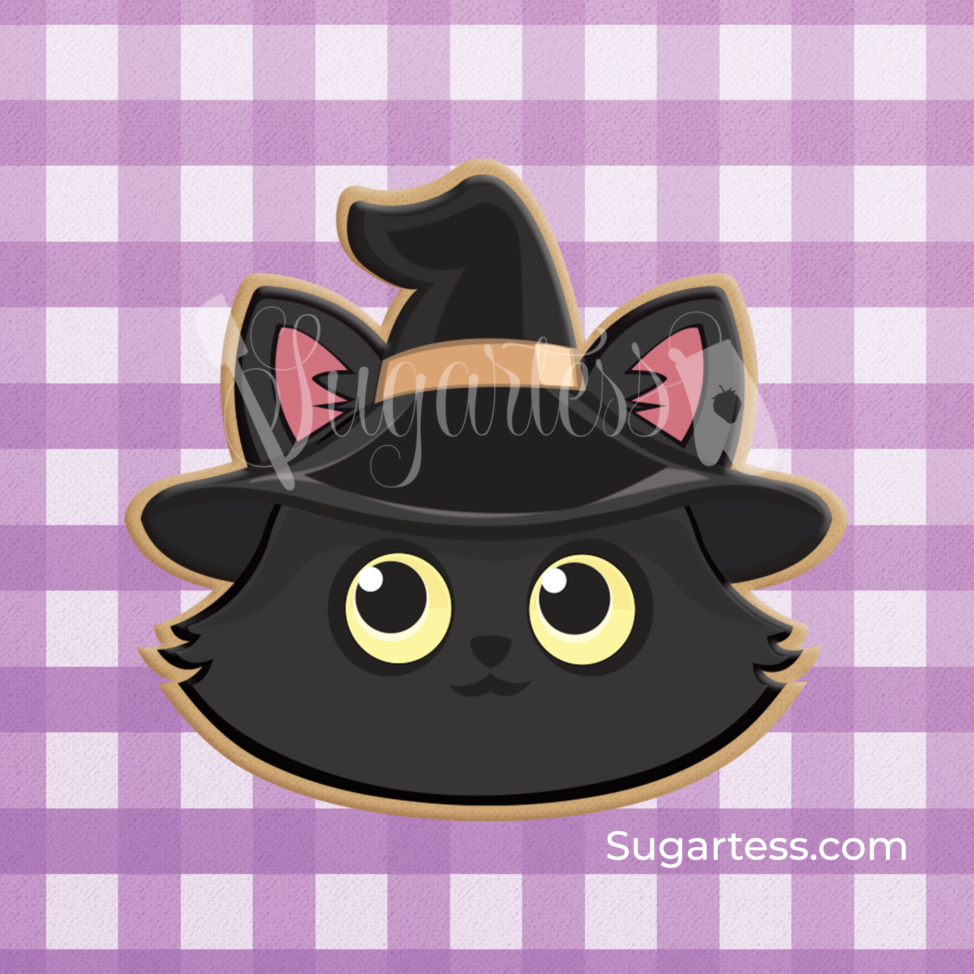 Cat with best sale witch hat