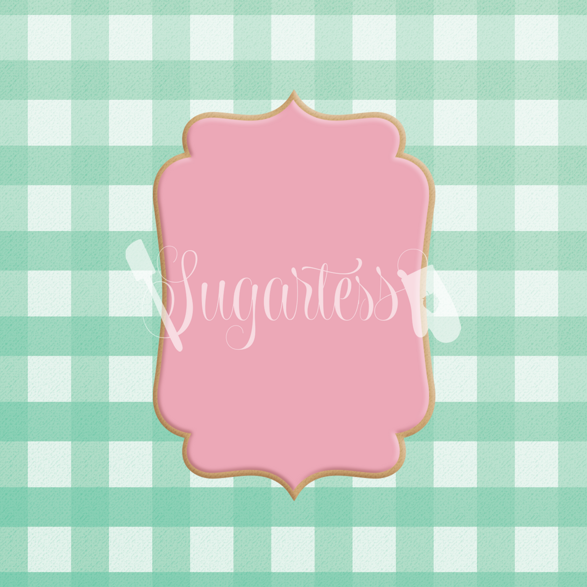 Ornate Plaque Frame Cookie Cutter Shopify – Sugartess Cutters