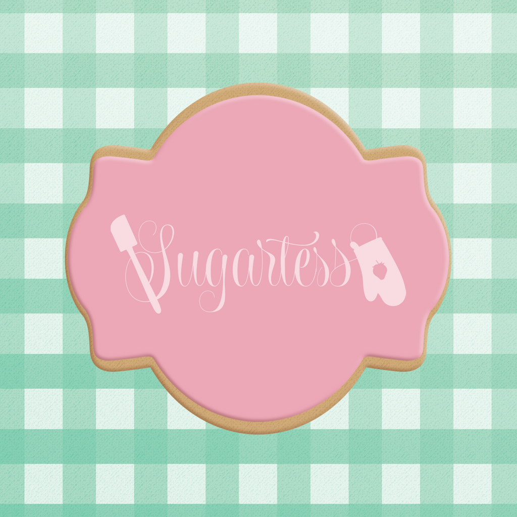 Sugartess Ornate  Plaque Frame #51 Cookie Cutter.