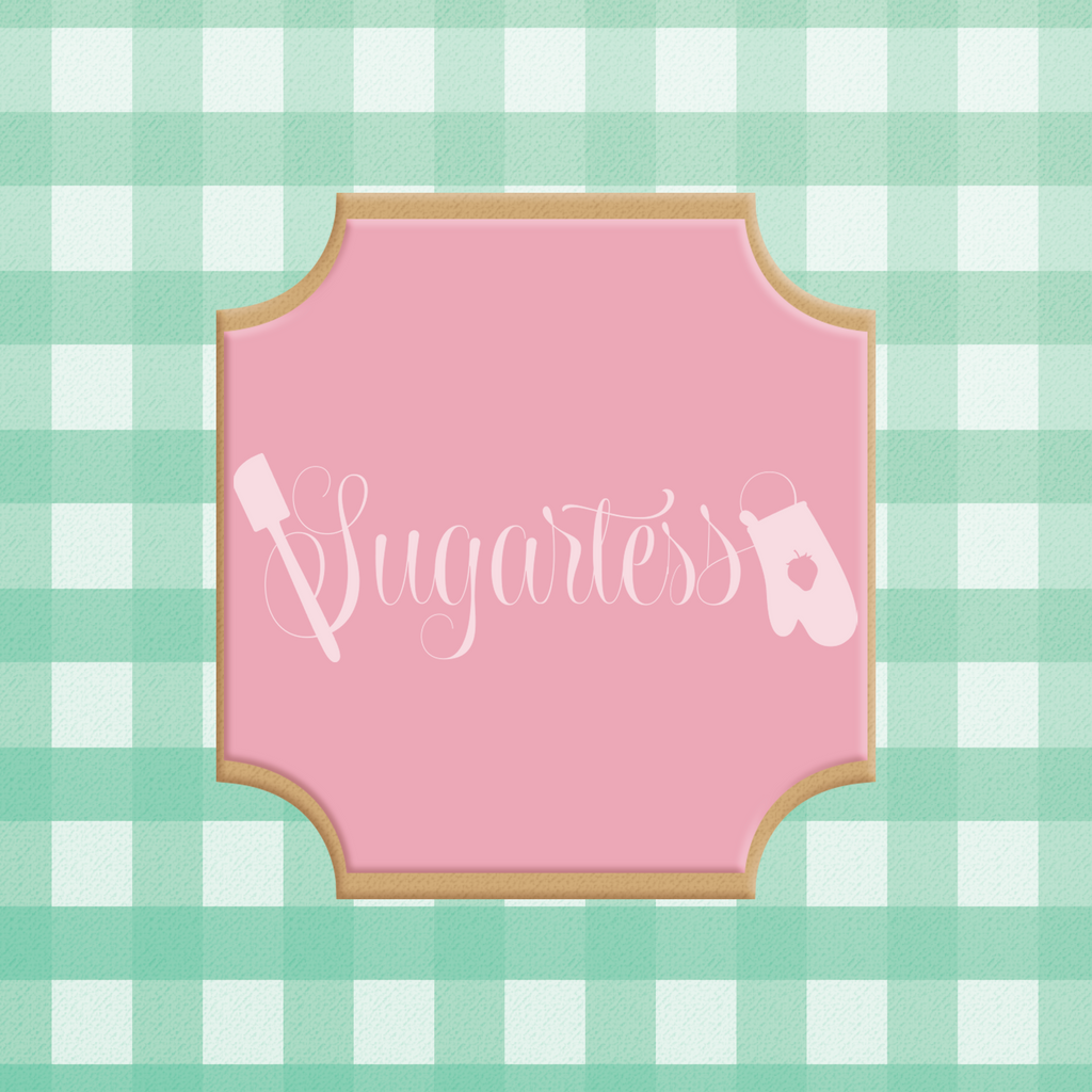 Sugartess Ornate  Plaque Frame #52 Cookie Cutter.