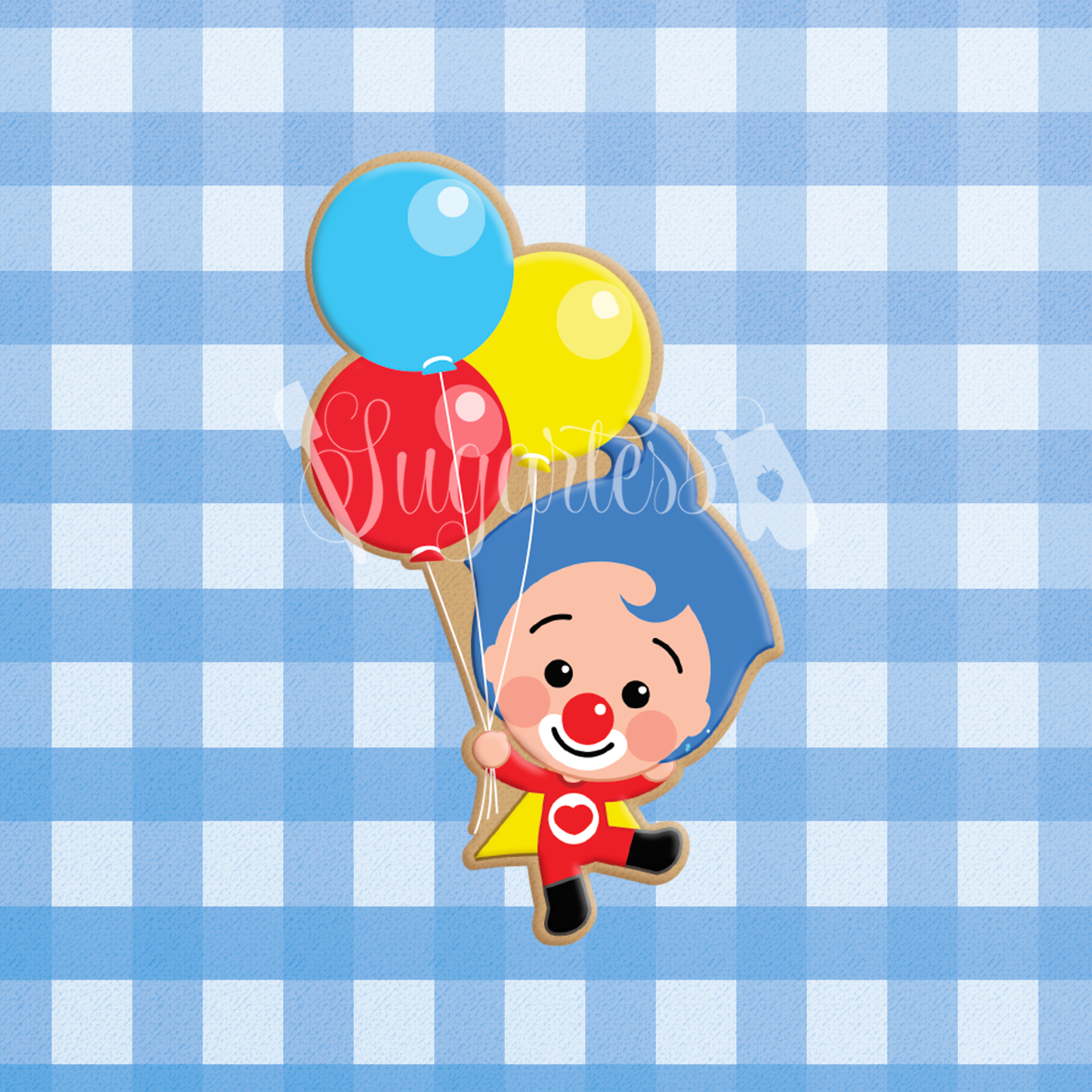 Plim Plim with Balloons Clown Character