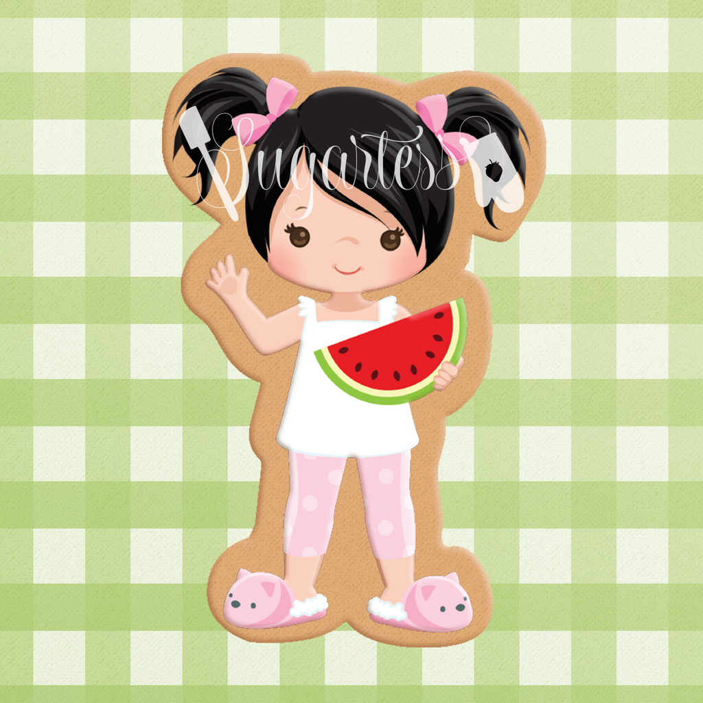 Sugartess Cookie Cutter, Summer Watermelon Girl
